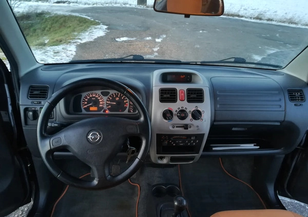 Opel Agila cena 6900 przebieg: 187000, rok produkcji 2002 z Toruń małe 137